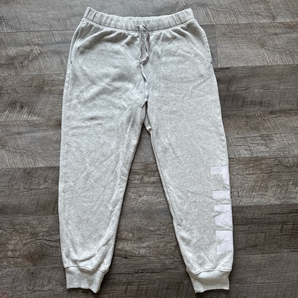 PINK Victoria's Secret Gray Sweatpants Relaxed Fit Joggers
